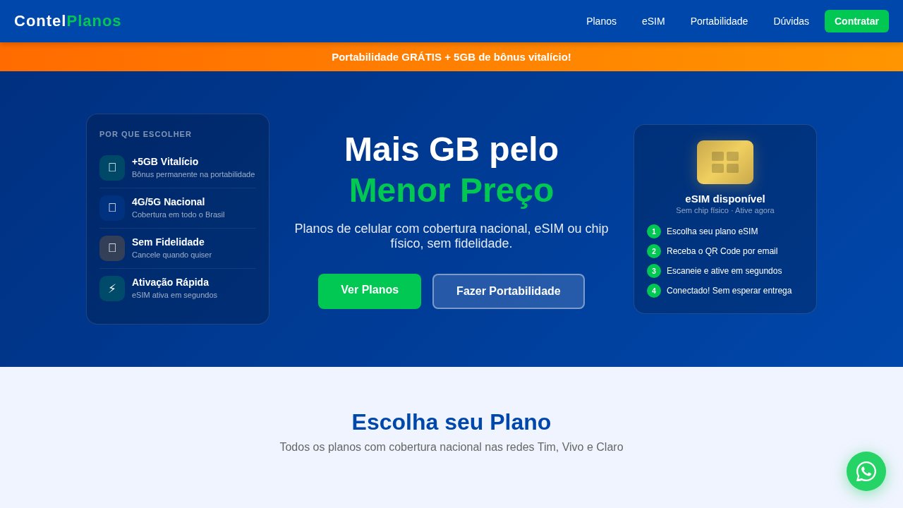 Contel Planos